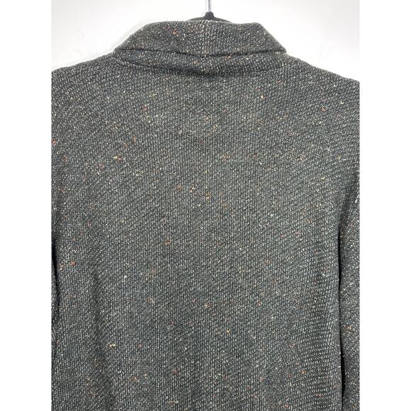 Kite Club Women's Cardigan Sweater Pockets Linen Blend Sz XL Old Money Academia - Picture 9 of 14